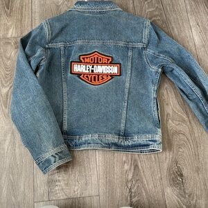 Harley-Davidson Denim Jacket with Logo Patch